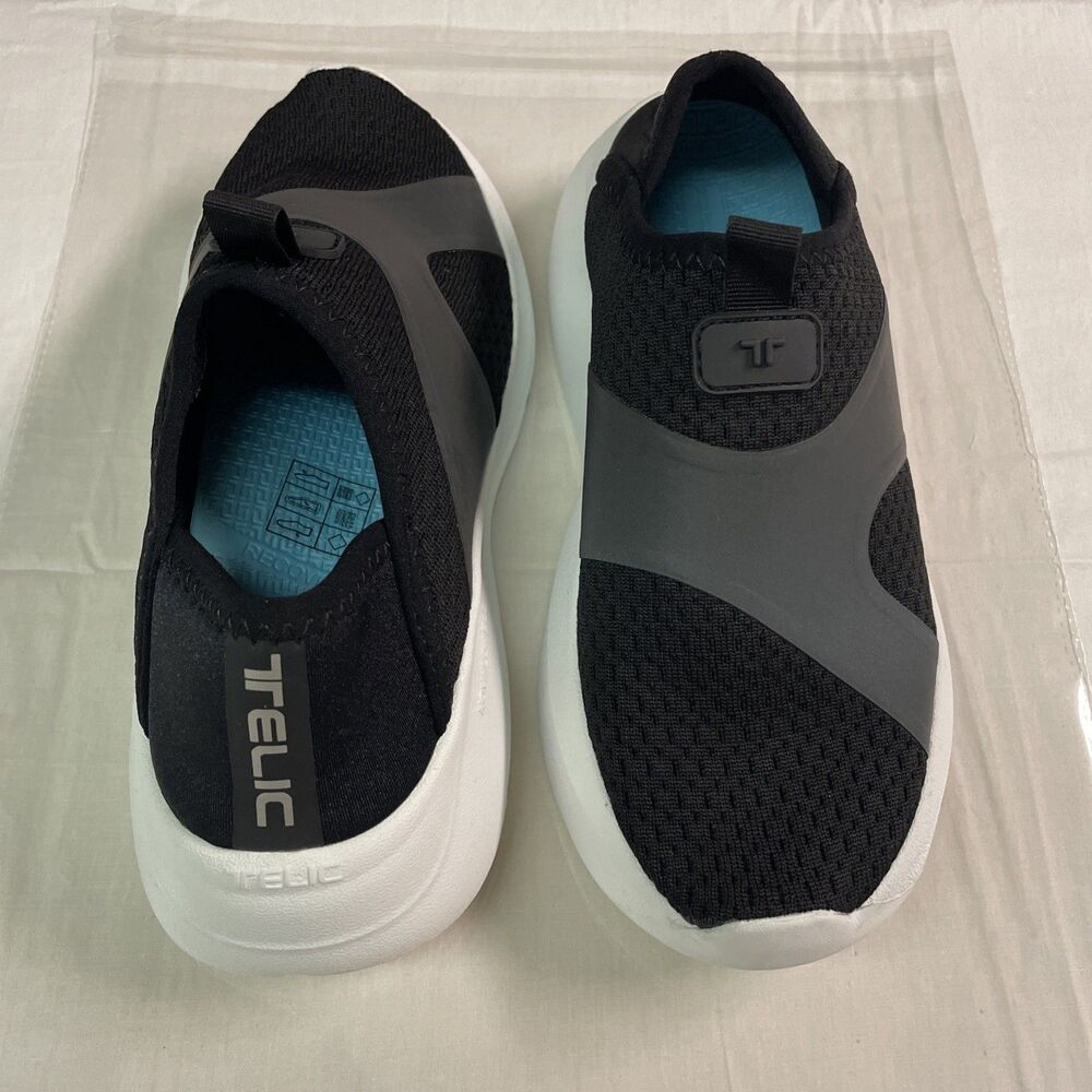 Telic Recovery Slip On Shoes Black Comfort Athletic Walking Women's Size 7